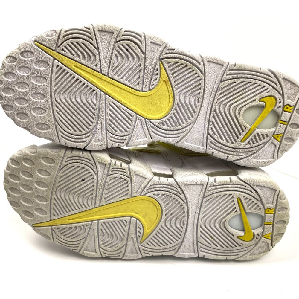 Nike Air Womens More Uptempo Light Citron Size 6.5 - Picture 10 of 13